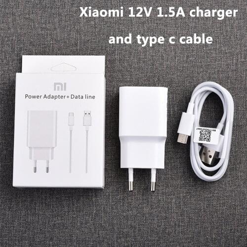 Original Xiaomi MDY-08-EI Fast Charger 18W QC 3.0 Quick Charge EU Adapter 1M USB Type C Cable For Mi 6 8 9 se A3 Lite Redmi 9 9C