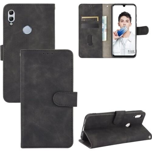 For Huawei Honor 10 Lite Case Luxury Flip Skin Texture PU Leather Card Slots Wallet Case For Huawei Honor10 Lite Phone Bags