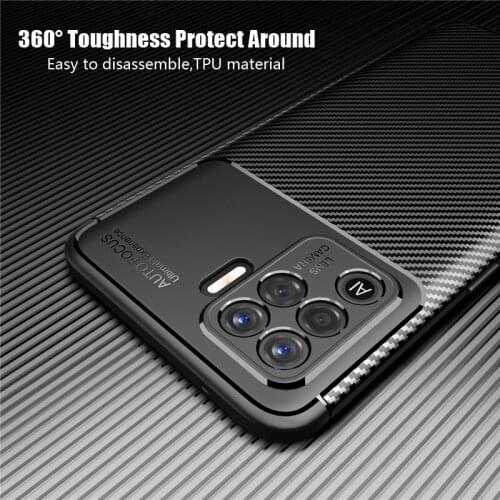 For Cover Oppo A94 Case For Oppo A94 TPU Shockproof Bumper Soft Silicone Matte Phone Back Cover For Oppo A94 A93 A92 A91 Case