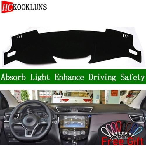 For Nissan Qashqai J11 2016 2017 -2019 Dashboard Cover Sun Shade Dash Mat Pad Carpet Car Stickers Interior Accessories