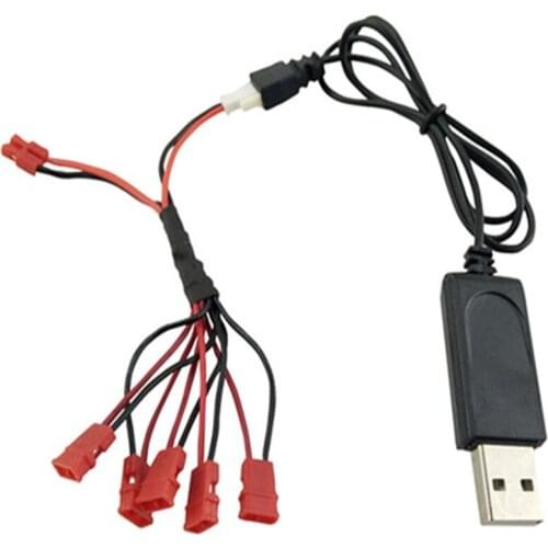 HIINST 2019 HOT USB Charging Cable 5 in 1 Conversion Line For SYMA X5 X15 X21 Drone Charger RC toy accessories parts
