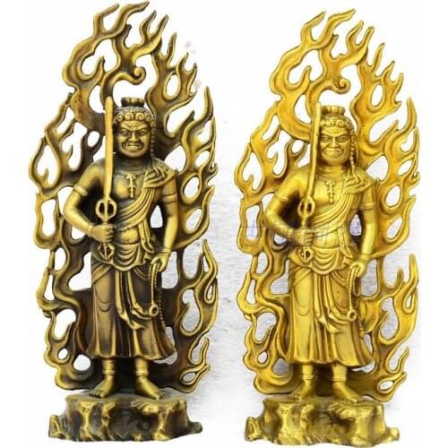 Copper ornaments, Acala, Acalanatha, Buddha, Bodhisattva, statue, Tibetan Buddhism, Lord Buddha, figurine, figure