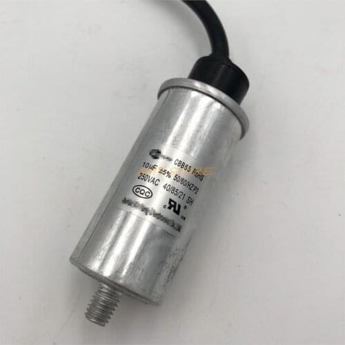Washing Machine Refrigerator Freezer Pump Vauum Compressor CBB65 30x64mm AC 250V 10uF 5% Motor Running Capacitor 8mm Thread