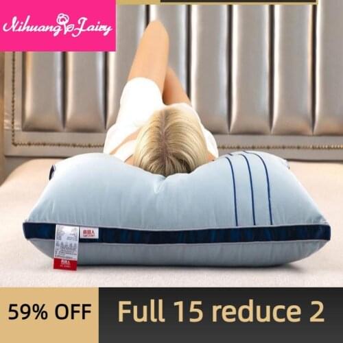 Pillow core soft pillow does not deform a pair of adult cervical spine home dormitory washable pillow pillow core