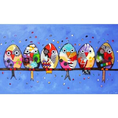 Jmine Div 5D Colorful Chicken Full Diamond Painting cross stitch kits art High Quality Animal 3D paint by diamonds