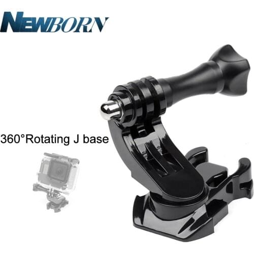 Turntable J Hook Buckle Mount Base for GoPro HERO 9 8 7 6 5 Session SJCAM SJ4000 Xiaomi Yi 4K H9r Chest Strap Go Pro Accessory