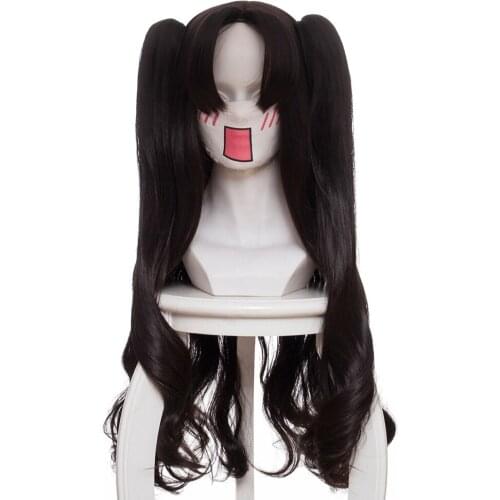 High quality Tohsaka Rin Cosplay Wig Fate/stay night Costume Play Wigs Long Black Halloween Costumes Hair