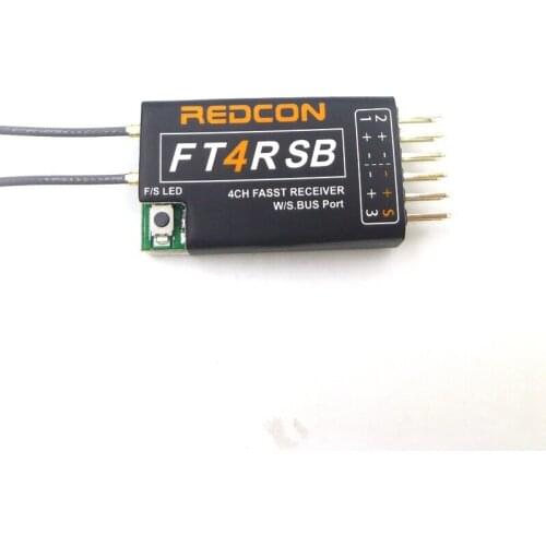 REDCON FT4RSB 4CH FASST SBUS Receiver for FUTABA 14SG Remote Controller