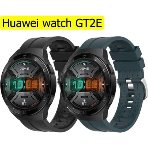 22mm Bands For Huawei Watch GT 2E Strap Silicone soft metal buckle Bracelet quik fit watchband gt2e/gt2 46mm/magic2 46mm Straps