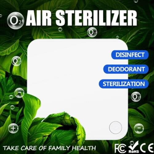 USB Chargeable Portable Ozone Generator Air Purifier Keep Air Fresh Eliminate Odor for Kitchen Shoe Cabinet Toilet Cars