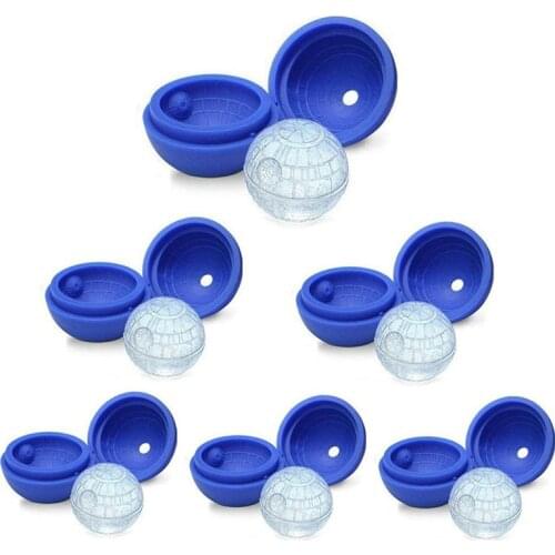 Silicone Ice Cube Mold Round Ball Ice Cube Mold Tray Interstellar Ice Cube Mold For Ice Drink DIY Cocktail Whiskey