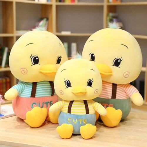 1pc 30/45CM Cute Duck Plush Toys Cartoon Stuffed Soft Animal Sitting Duck Dolls for Kids Children kawaii Birthday Decor Gift