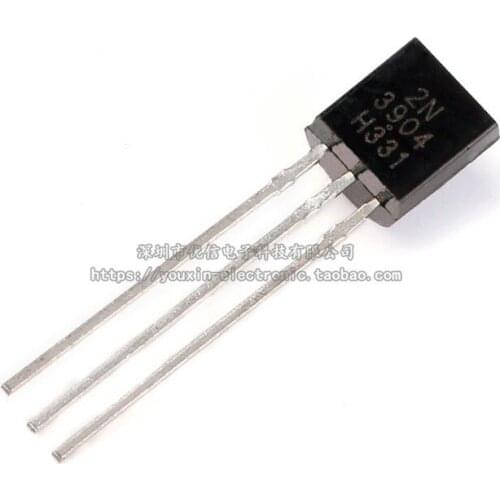 100pcs / 1 lot Transistor 2N3904 100MA TO-92