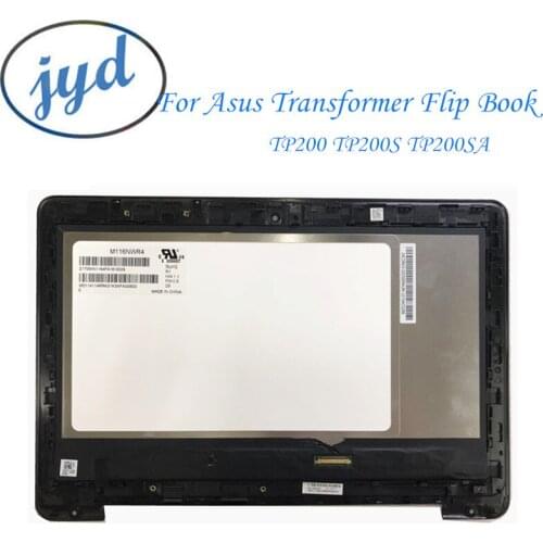 11.6'' LCD TouchScreen Digitizer+Bezel M116NWR4 Tablet PC For Asus Transformer Book Flip TP200 TP200S TP200SA