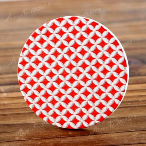 2Pcs 45mm Heart Unique 3D Embossed Big Round Handmade pattern Wood Cut Pendant make Necklaces, Bracelets,Brooch-(WI-78)