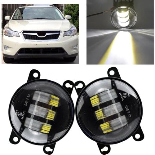 2 X For Subaru XV Crosstrek 2013 2014 2015 Car Fog Light H11 LED High Bright Fog Lamp Daytime Running Light 12V