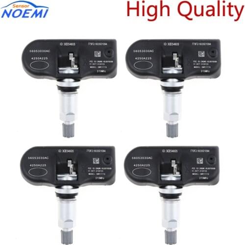 4 Pcs/Lot 315MHZ For CHRYSLER PACIFICA TOWN & COUNTRY DODGE AVENGER JEEP COMPASS TPMS Sensor Tire Pressure Sensor 56053030AC