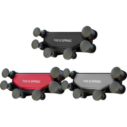 Six-Support Air Vent Car Mount Gravity Auto-Grip Car Phone Holder