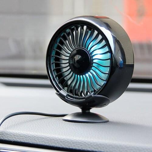 Car Fan Car Interior Accessories Swing Fan Ventilation Board for Summer 360 Degrees-round USB Car Cooling Accessories