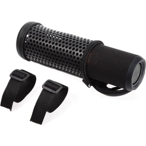 Portable Carrying Mesh EVA PU Leather Case Bag Protect Cover Pouch For JBL Flip3 Bluetooth Speaker Accessories