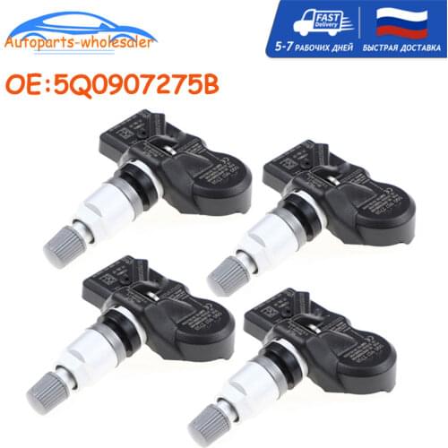 4 pcs/lot 5Q0907275B For Audi Skoda A3 A7 A6 Volkswagen Porsche Bentley TPMS Sensor Tire Pressure Monitoring System 433MHZ Car