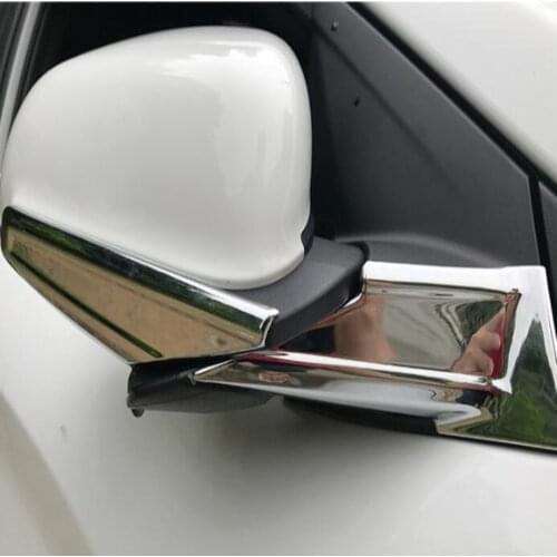 For Hyundai Kona Encino Kauai 2018 2019 2020 ABS Chrome Car Rearview Mirror Mouldings Strips Cover Trim Car Styling Accessories