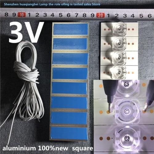 40pcs 100%NEW high quality 3V SMD Lamp Beads with Optical Lens Fliter for 32-65 inch LED TV Repair SJ.H0.D5500901-3030MS-M