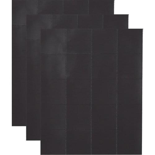 60/140 Pieces 20x20mm Self-Adhesive Magnetic Squares with Strong Adhesive Backing for DIY Crafts Photo Schedule Business Card