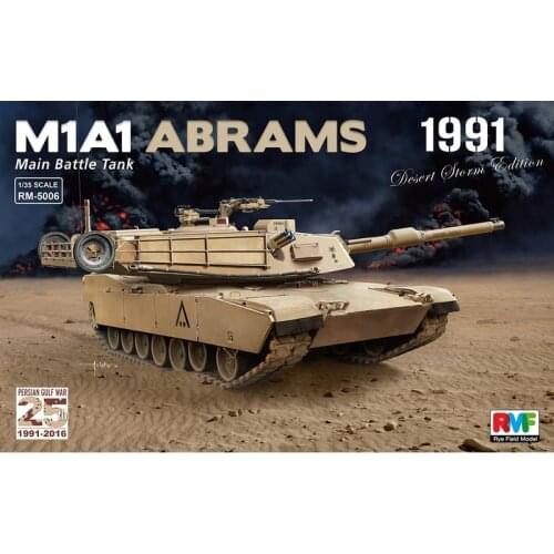 Rye Field Model RFM RM-5006 1/35 M1A1 Abrams MBT "1991 Desert Storm Edition" - Scale model Kit