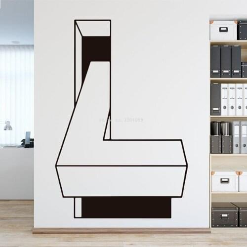 Optical Illusion Wall Sticker Home Decor Office Wall Decor bedroom Window wallpaper Waterproof Sofa background Art Decal DG450