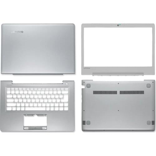 New Top Case/ B Cover/C Shell /DCover For Lenovo 510S-14 310S-14 Series LCD Back Cover/Front Bezel/Palmrest/Bottom Case Silver