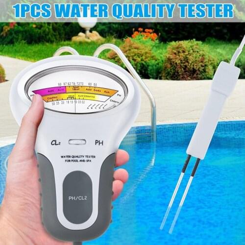 Newly Portable Digital Monitor Ph Water Tester Meter Analysis Chlorine Swimming Pool Test Kit