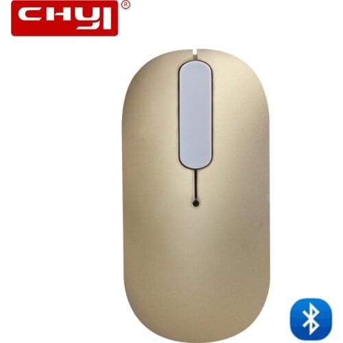 CHYI Rechargeable Wireless Optical Mouse Bluetooth 4.0 Touch Roller Ultra Thin Computer Mice Silent PC Mouse For Apple Laptop