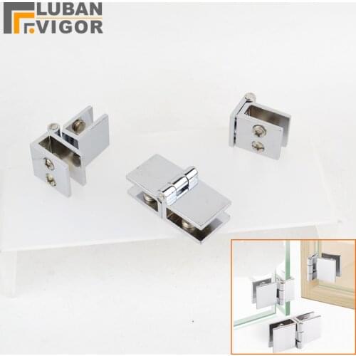 Alloy hinge, bar glass door, cabinets, showcase hinge,hardware Suitable for glass thickness 5-8mm. 90/180/0 degree