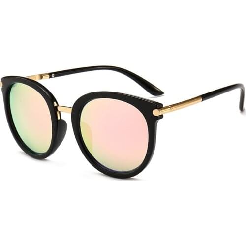 Retro Round Pink Sunglasses Women Men Brand Design Transparent Female Sun glasses Men Oculos De Sol Feminino Lunette Soleil