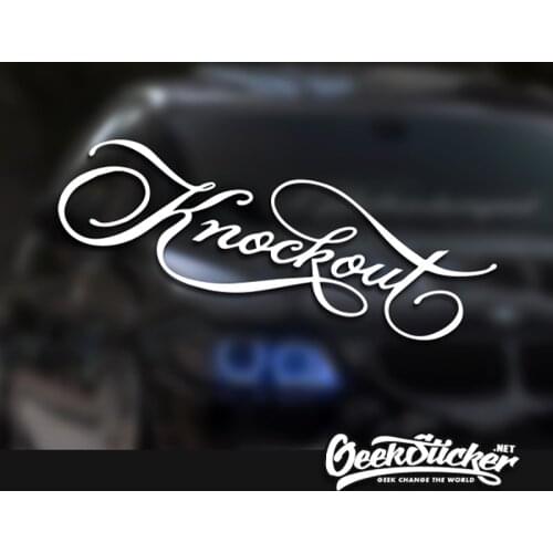 Knochout Waterproof Auto Car Front Window Windshield Decal reflective Sticker For Mazda Toyota BMW VW Honda Audi Car Styling