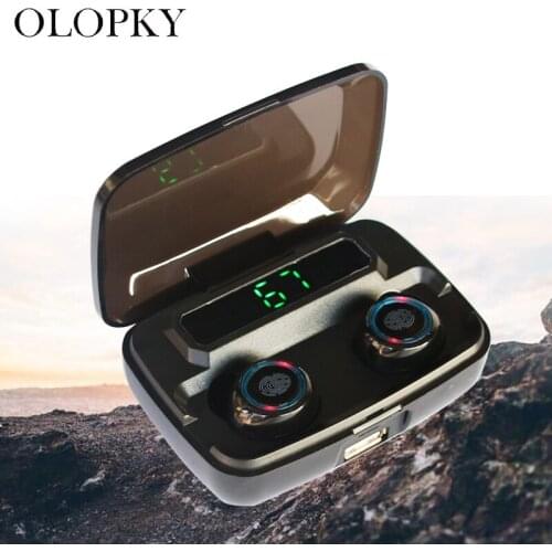 TWS Bluetooth Earphones TWS Touch Control Wireless Earbuds Earphone With 3300mAh Charging Box Deep Bass Headset For Mobile Phone