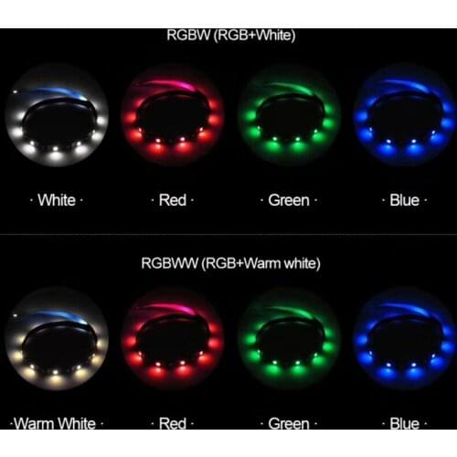 USB LED Strip RGB+White with RF Remote Controller IP20 Flexible Strip Light 5050 RGBW RGBWW TV Background Lightgting Light Strip