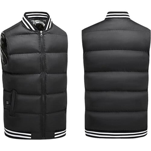 Electric USB Heated Vest Winter Warm Vest Men Women Heating Coat Jacket for Motorcycle Travelling Skiing Hiking Camping