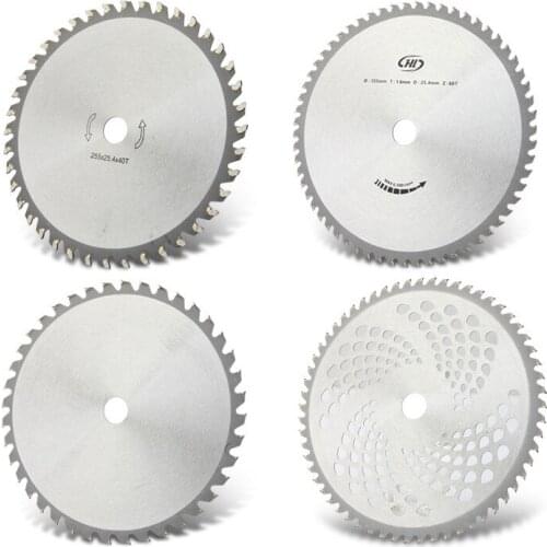 40/60 Teeth Steel Alloy Lawn Mower Blade Durable Replacement Circular Grass Trimmer Cutter Brush Saw Blade Garden Bonsai Tools