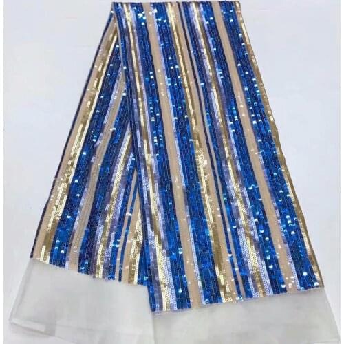 African french organza lace fabric 2019 high quality Swiss guipure net lace sequence tulle mesh Nigerian sequins lace fabrics