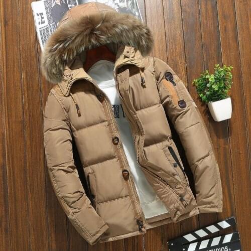 Afs Jeep Men's Down Jackets With A Hood