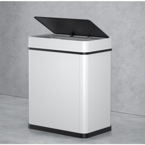 Automatic Intelligent Trash Can Household Stainless Steel Square Garbage Can Living Room Basura Reciclaje Garbage Bin EB50TC