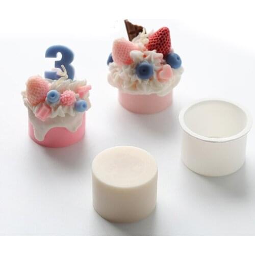 Diy Paper Cup Cake Silicone Mold Handmade Technology Soy Wax Fragrance Candle Mold Family Kitchen Tools Party Use