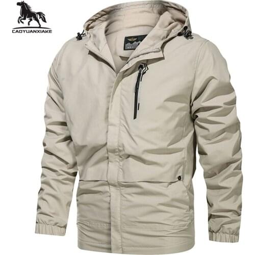 CAOYUANXIAKE Mens Spring Jackets