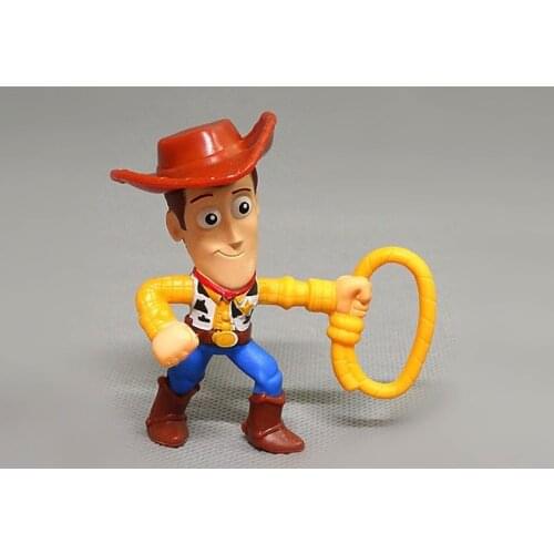 Disney 5pcs/lot 7cm Toy Story Action Figure Toys Woody Figura Model Doll Figurine For Kids Gifts
