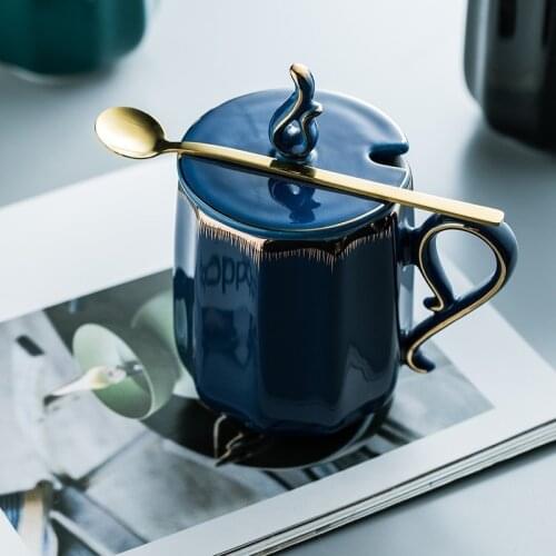 Ceramic Coffee Mug Milk for Tea Large Cups Drinking Glasses Vintage Creative Gifts Mugs Undefined Stranger Things Black Pink Lid