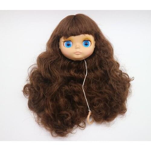 Blyth doll head suitable for all the doll brown hair tan skin