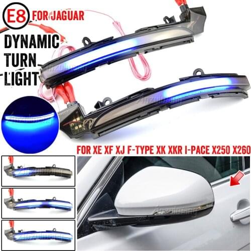 Fit for Jaguar XE XF XJ F-TYPE XK XKR I-PACE X250 X260 Dynamic Blinker Indicator Mirror Turn Light Signal