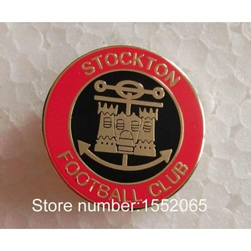 Custom FC Soccer Lapel Badge STOCKTON FC Lapel Pin Badge